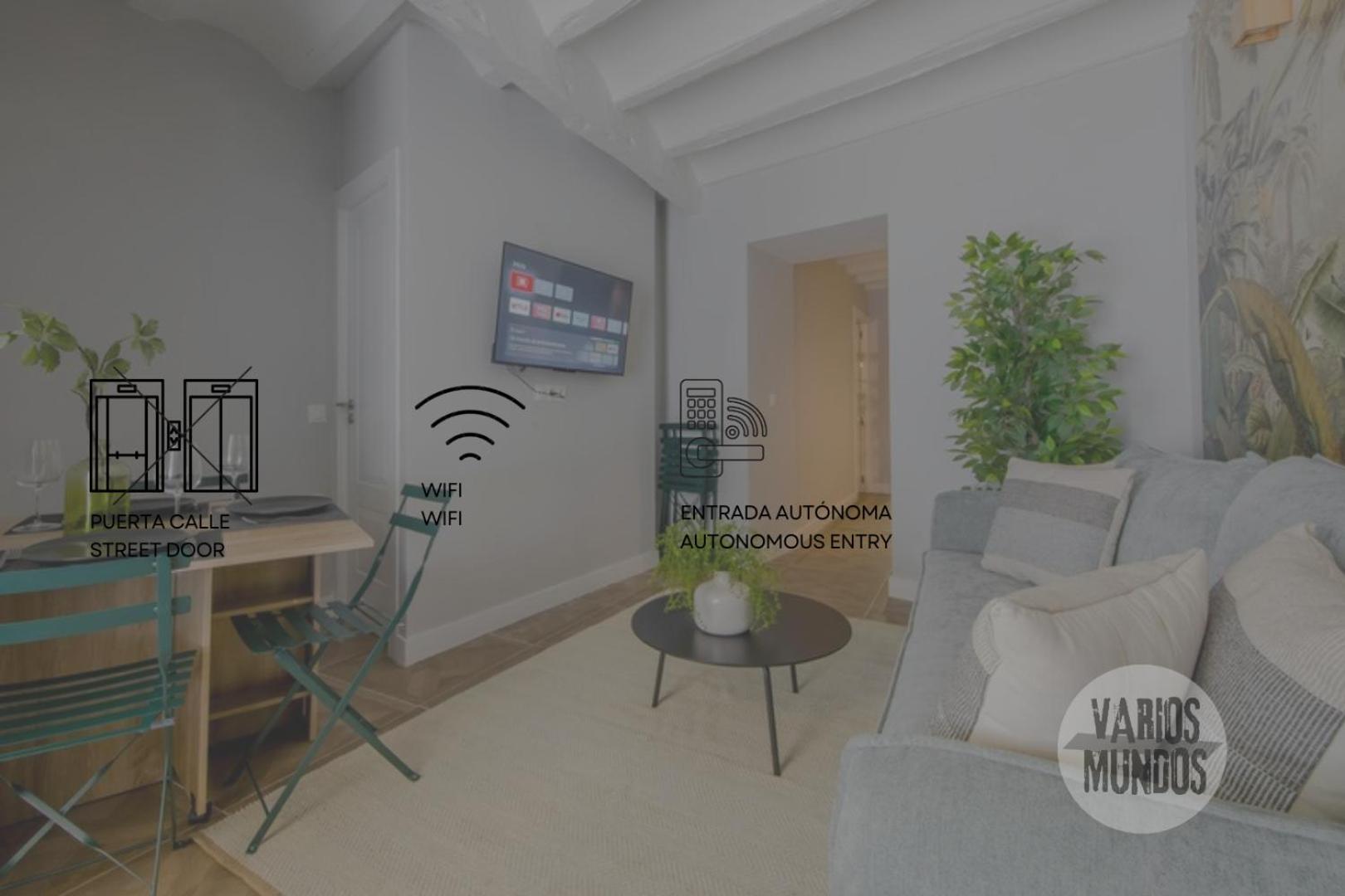 Confortable Apt Para 9Pax En El Centro De Madrid E3 Luaran gambar